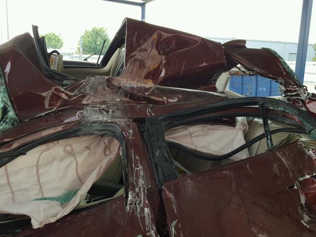 1G11G5SX0FF238937 - 2015 CHEVROLET MALIBU LTZ 勃艮第红 照片 9