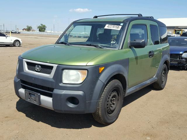 5J6YH28316L008454 - 2006 HONDA ELEMENT LX GREEN photo 2