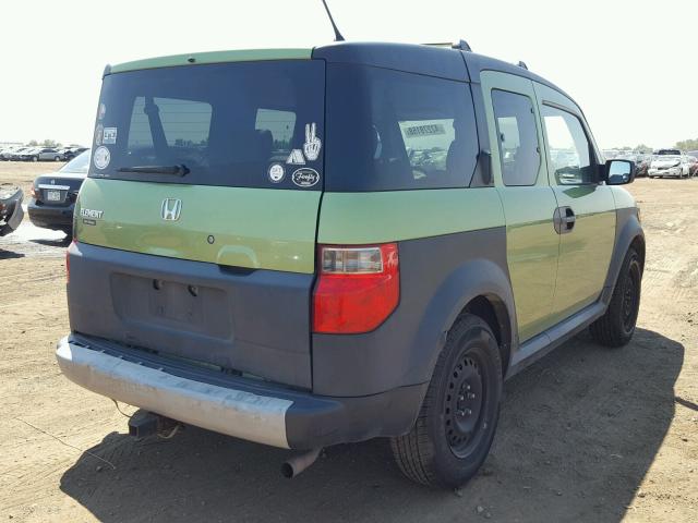 5J6YH28316L008454 - 2006 HONDA ELEMENT LX GREEN photo 4