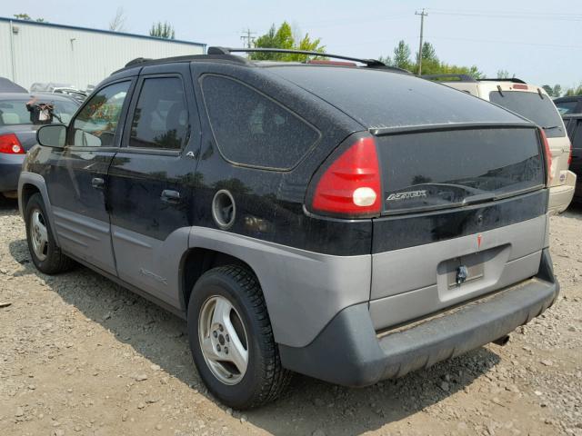 3G7DA03E81S527251 - 2001 PONTIAC AZTEK BLACK photo 3