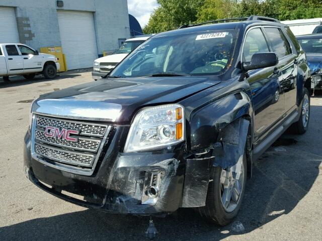 2GKFLTE57C6210845 - 2012 GMC TERRAIN BLACK photo 2