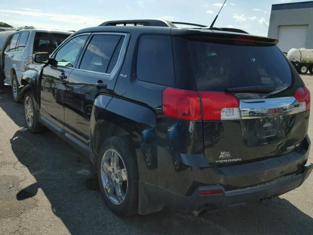 2GKFLTE57C6210845 - 2012 GMC TERRAIN BLACK photo 3