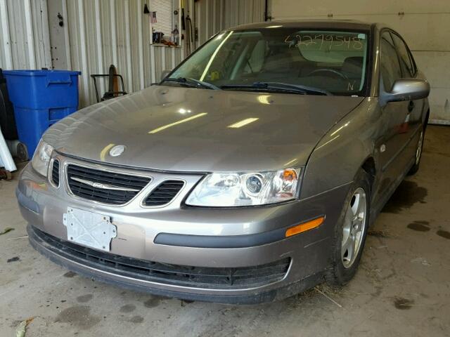 YS3FB49S641059157 - 2004 SAAB 9-3 LINEAR GRAY photo 2