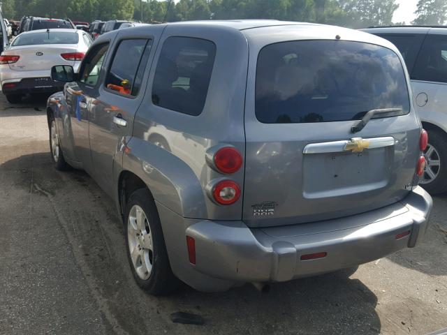 3GNDA23D97S531474 - 2007 CHEVROLET HHR LT GRAY photo 3