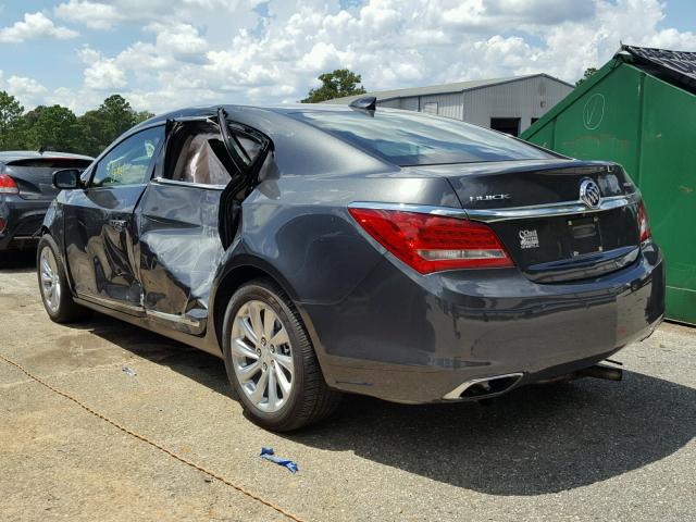 1G4GB5G35GF217648 - 2016 BUICK LACROSSE CHARCOAL photo 3