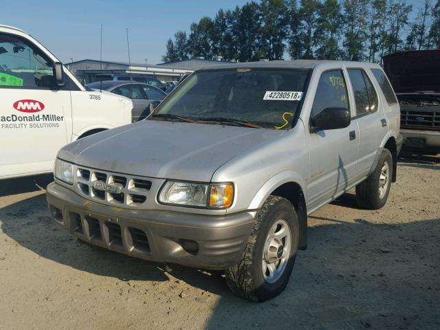 4S2CK58W7Y4308837 - 2000 ISUZU RODEO S SILVER photo 2