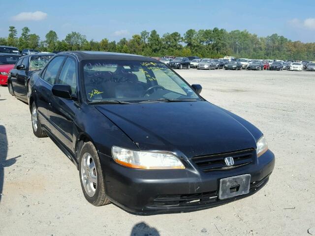 1HGCG56691A110477 - 2001 HONDA ACCORD EX BLACK photo 1