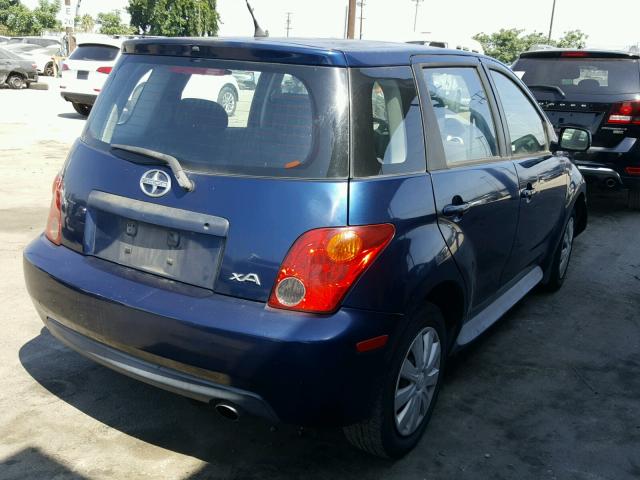 JTKKT624550114241 - 2005 TOYOTA SCION XA ლურჯი ფოტო 4
