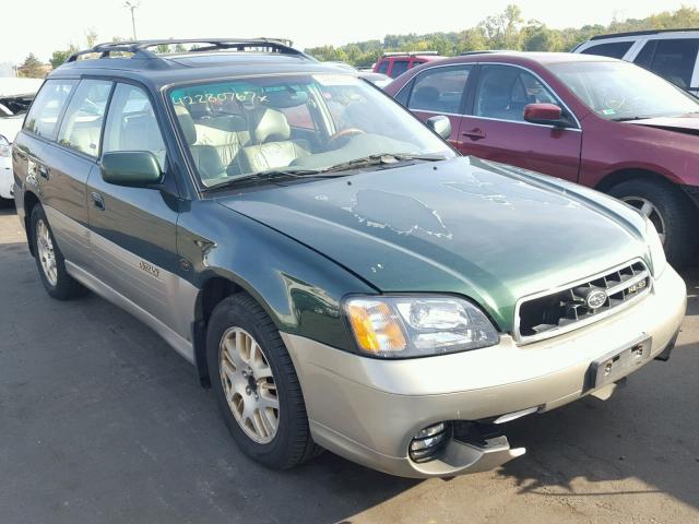 4S3BH806817647761 - 2001 SUBARU LEGACY GREEN photo 1