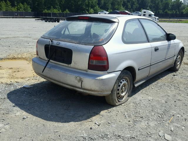 2HGEJ6421XH107860 - 1999 HONDA CIVIC CX GRAY photo 4