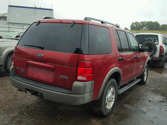 1FMZU72EX2ZC10712 - 2002 FORD EXPLORER X BURGUNDY photo 4