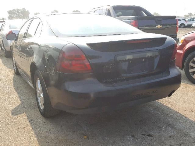 2G2WP552471187467 - 2007 PONTIAC GRAND PRIX შავი ფოტო 3