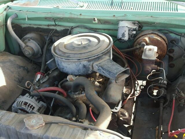 W31BF3S108656 - 1973 DODGE RAM TRUCK GREEN photo 7