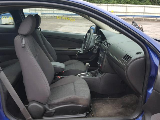 1G2AL15F877371606 - 2007 PONTIAC G5 BLUE photo 5