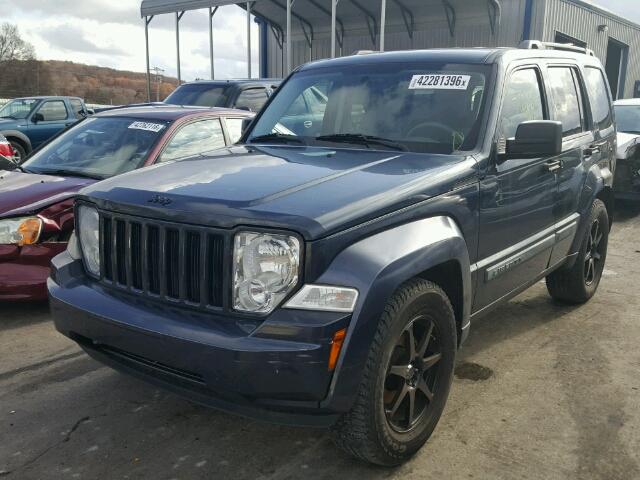 1J8GP28K58W251464 - 2008 JEEP LIBERTY BLUE photo 2