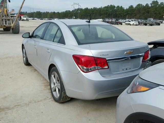 1G1PG5SCXC7216229 - 2012 CHEVROLET CRUZE LT SILVER photo 3