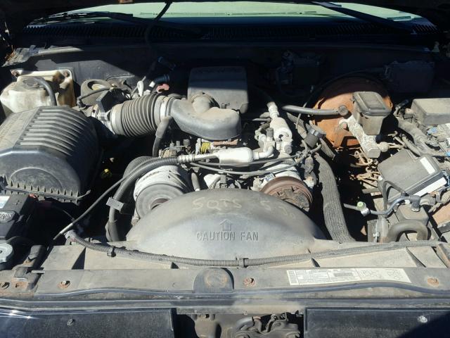 1GYEK63R9YR230876 - 2000 CADILLAC ESCALADE L BLACK photo 7