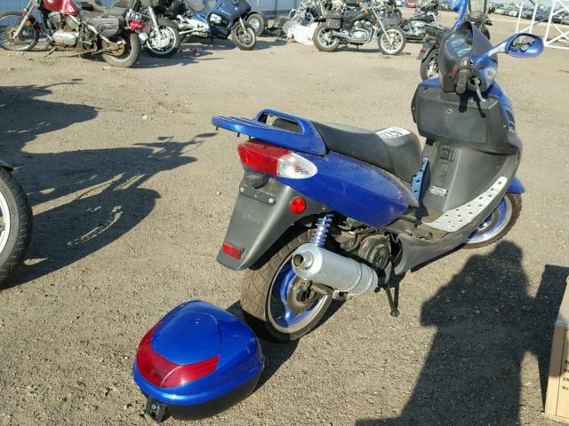 L8YTCKPZX8Y011140 - 2008 ARNES SCOOTER BLUE photo 4