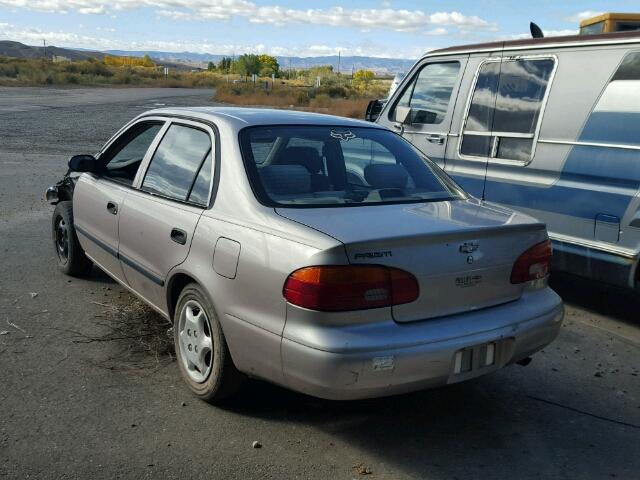 1Y1SK5288YZ406386 - 2000 CHEVROLET GEO PRIZM SILVER photo 3