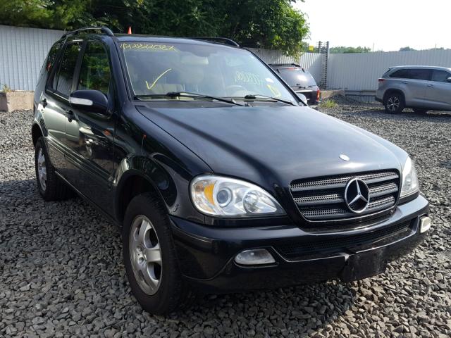 4JGAB54E02A309056 - 2002 MERCEDES-BENZ ML 320 BLACK photo 1