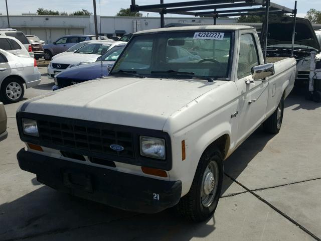 1FTCR10T6HUC75217 - 1987 FORD RANGER WHITE photo 2