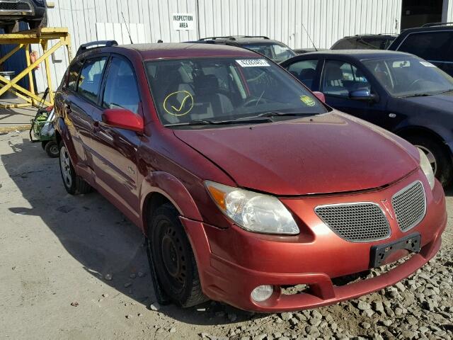 5Y2SL63835Z436803 - 2005 PONTIAC VIBE BURGUNDY photo 1