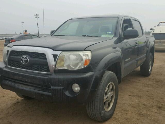 5TFJU4GN0BX011219 - 2011 TOYOTA TACOMA BLACK photo 2