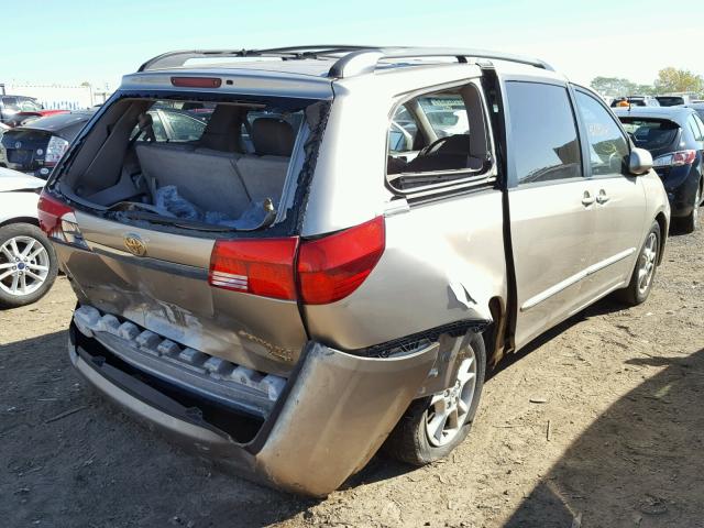 5TDZA22C14S028741 - 2004 TOYOTA SIENNA GOLD photo 4