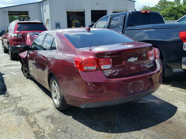 1G11C5SLXFF203752 - 2015 CHEVROLET MALIBU 1LT MAROON photo 3