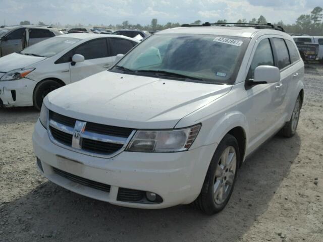 3D4GG57V19T219089 - 2009 DODGE JOURNEY SX WHITE photo 2