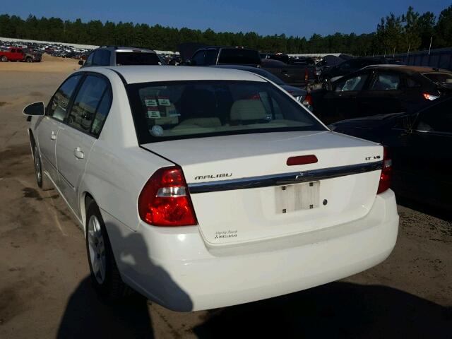 1G1ZT51866F204848 - 2006 CHEVROLET MALIBU LT WHITE photo 3