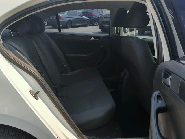 3VW2K7AJ6EM376271 - 2014 VOLKSWAGEN JETTA BASE WHITE photo 6