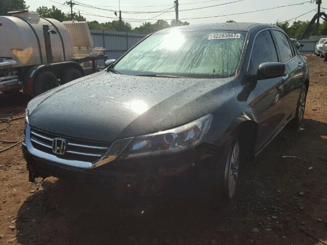 1HGCR2F38EA238889 - 2014 HONDA ACCORD GRAY photo 2