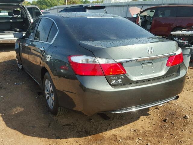 1HGCR2F38EA238889 - 2014 HONDA ACCORD GRAY photo 3