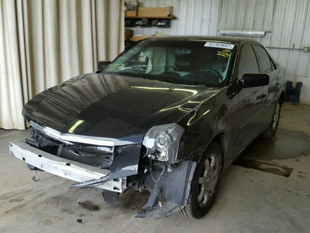 1G6DM57T870111587 - 2007 CADILLAC CTS BLACK photo 2