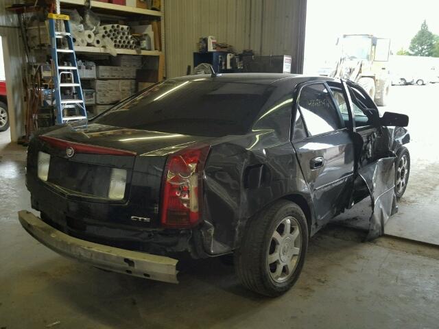 1G6DM57T870111587 - 2007 CADILLAC CTS BLACK photo 4