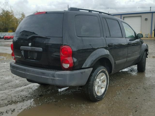 1D4HB38N25F575111 - 2005 DODGE DURANGO ST BLACK photo 4