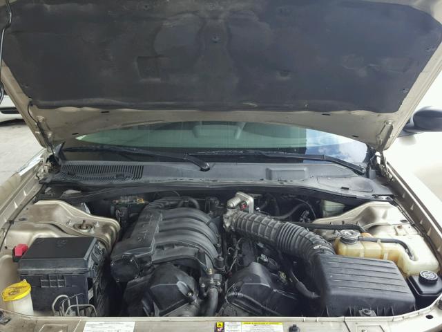 2B3KA43R18H261217 - 2008 DODGE CHARGER GOLD photo 7