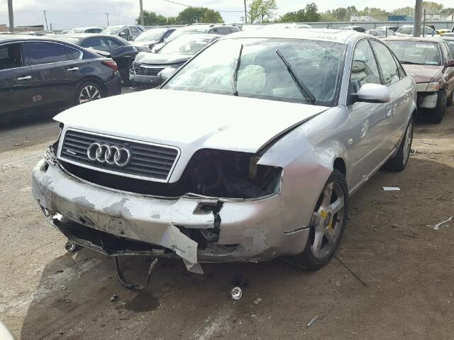 WAULT64B43N009386 - 2003 AUDI A6 SILVER photo 2