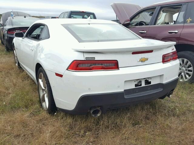 2G1FK1EJXF9231362 - 2015 CHEVROLET CAMARO 2SS WHITE photo 3