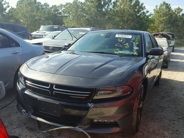 2C3CDXHG9HH543581 - 2017 DODGE CHARGER SX BLACK photo 2