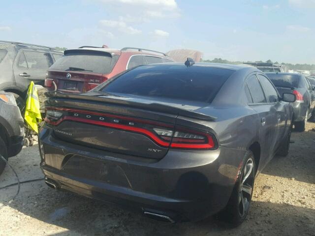 2C3CDXHG9HH543581 - 2017 DODGE CHARGER SX BLACK photo 4