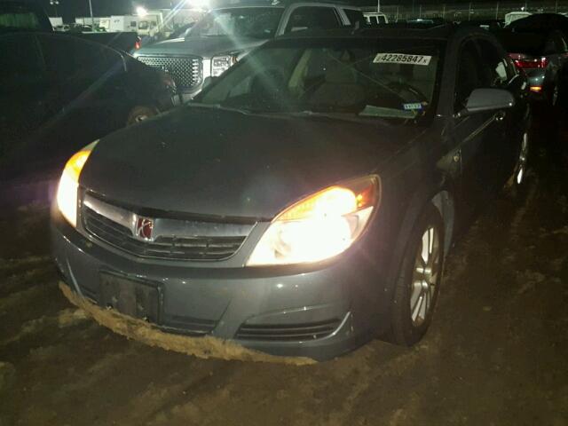 1G8ZV57B19F118334 - 2009 SATURN AURA GRAY photo 2