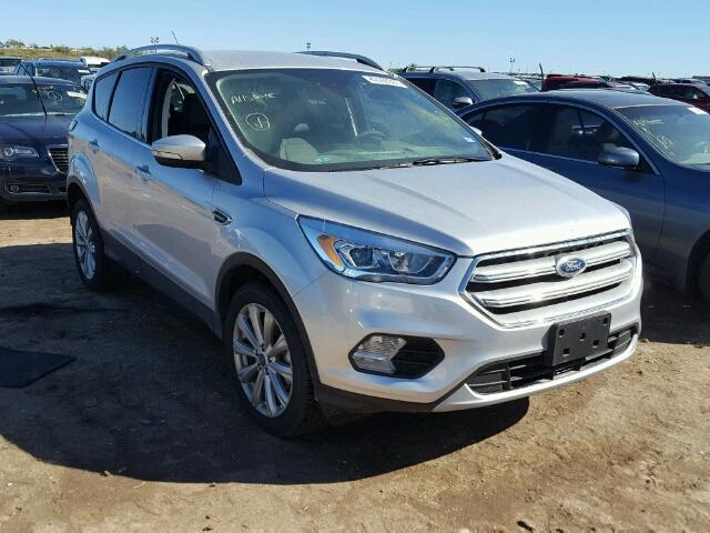 1FMCU0JD0HUC95295 - 2017 FORD ESCAPE SILVER photo 1