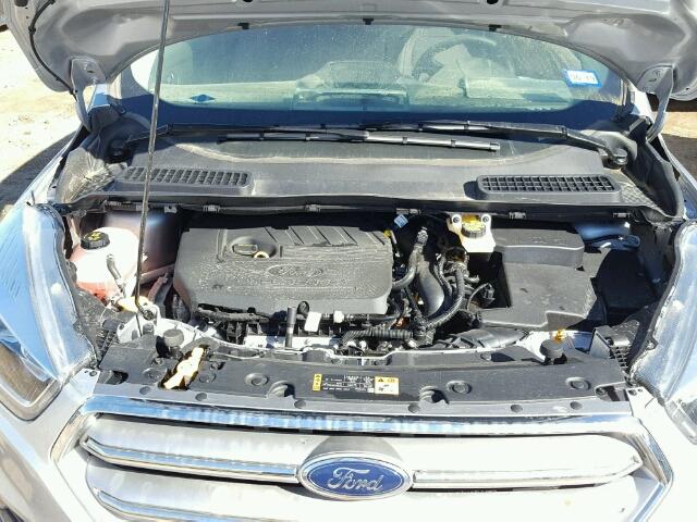 1FMCU0JD0HUC95295 - 2017 FORD ESCAPE SILVER photo 7