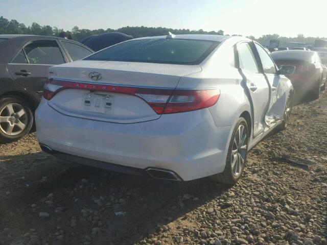 KMHFG4JG9FA449099 - 2015 HYUNDAI AZERA WHITE photo 4