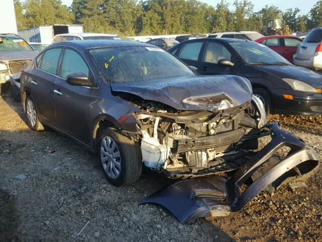 3N1AB7AP2DL662385 - 2013 NISSAN SENTRA CHARCOAL photo 1