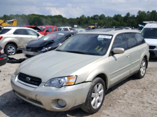 4S4BP62C177305292 - 2007 SUBARU LEGACY OUT TAN photo 2