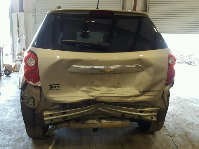 1GNALBEK5EZ121117 - 2014 CHEVROLET EQUINOX LT GOLD photo 9