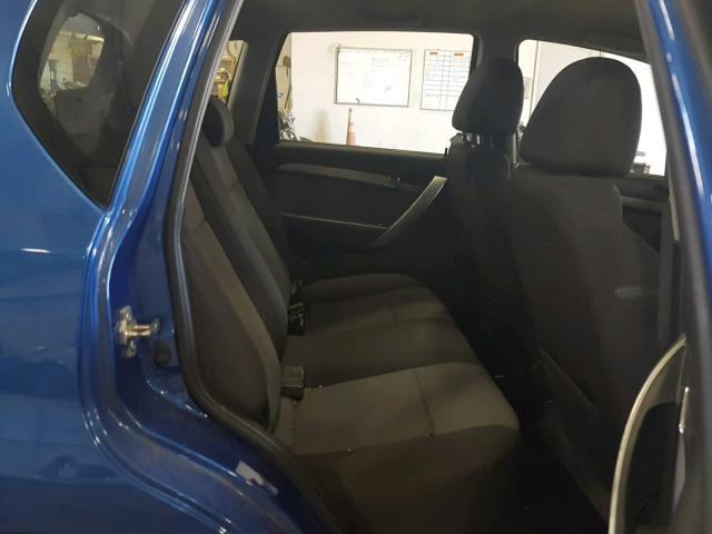 KL1TD66E59B387354 - 2009 CHEVROLET AVEO LS BLACK photo 6
